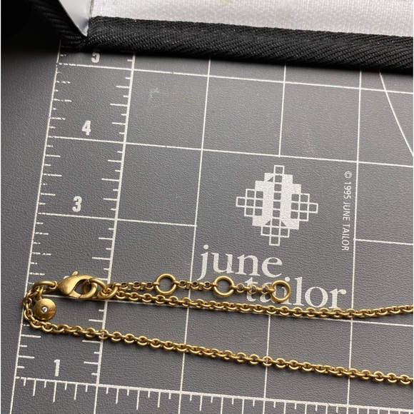 J. Crew Amber & Clear Crystal Cluster Necklace With Brown Bow Accent - Picture 12 of 12